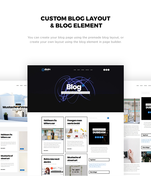 Dubidam - Creative Multi Concept & One Page Portfolio Theme - 2