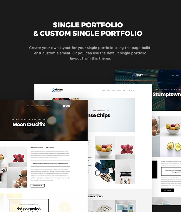 Dubidam - Creative Multi Concept & One Page Portfolio Theme - 6